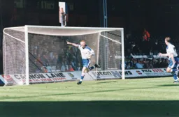 Graham Alexander celebrates scoring