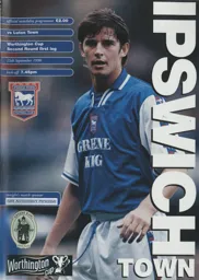 Programme: Ipswich Town vs Luton Town FC (15th Sep 1998)