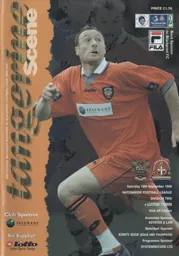 Programme: Blackpool vs Luton Town FC (19th Sep 1998)