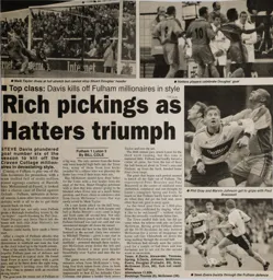 Match Report: Fulham vs Luton Town FC (3rd Oct 1998)
