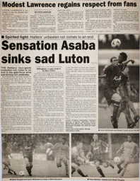 Match Report: Gillingham vs Luton Town FC (24th Oct 1998)