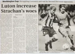 Match Report: Luton Town FC vs Coventry City (27th Oct 1998)