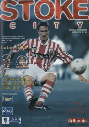 Programme: Stoke City vs Luton Town FC (7th Nov 1998)