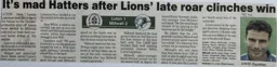 Match Report: Luton Town FC vs Millwall (19th Dec 1998)