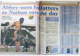 Match Report: Burnley vs Luton Town FC (6th Feb 1999)