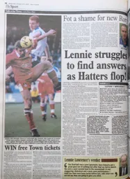 Match Report: Luton Town FC vs Wrexham (13th Feb 1999)