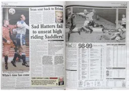 Match Report: Walsall vs Luton Town FC (6th Mar 1999)