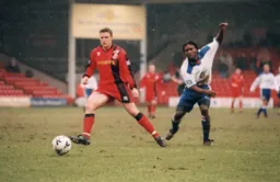 Stuart Douglas watches on