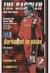 Programme: Walsall vs Luton Town FC (6th Mar 1999)