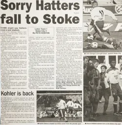 Match Report: Luton Town FC vs Stoke City (13th Mar 1999)