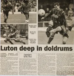 Match Report: Chesterfield vs Luton Town FC (20th Mar 1999)