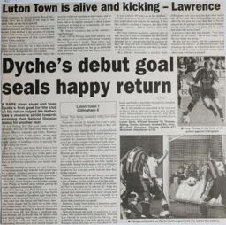 Match Report: Luton Town FC vs Gillingham (27th Mar 1999)