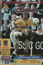 Programme: Northampton Town vs Luton Town FC (10th Apr 1999)