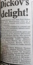 Match Report: Manchester City vs Luton Town FC (14th Apr 1999)