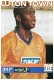 Programme: Luton Town FC vs Bristol Rovers (10th Aug 1999)