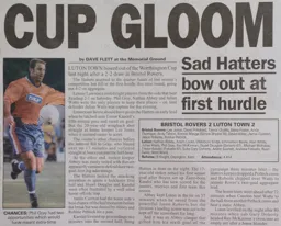 Match Report: Bristol Rovers vs Luton Town FC (25th Aug 1999)