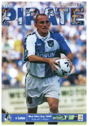 Programme: Bristol Rovers vs Luton Town FC (25th Aug 1999)