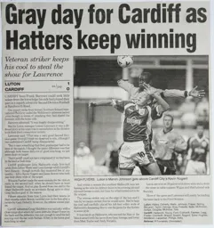 Match Report: Luton Town FC vs Cardiff City (28th Aug 1999)