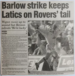 Match Report: Wigan Athletic vs Luton Town FC (2nd Oct 1999)