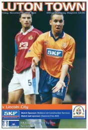 Programme: Luton Town FC vs Lincoln City (19th Nov 1999)