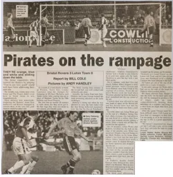 Match Report: Bristol Rovers vs Luton Town FC (27th Nov 1999)