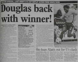 Match Report: Lincoln City vs Luton Town FC (30th Nov 1999)