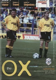 Programme: Oxford United vs Luton Town FC (7th Dec 1999)