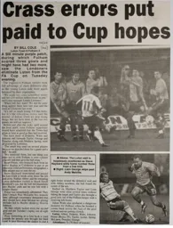 Match Report: Luton Town FC vs Fulham (21st Dec 1999)