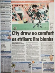 Match Report: Bristol City vs Luton Town FC (28th Dec 2000)