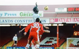 Stuart Douglas flying high unlike the Town who end 1999 with no wins in 7 league games