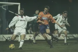 Matty Taylor competing but it was the other Matty Spring who scored the other 2 Luton goals