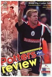 Programme: Stoke City vs Luton Town FC (8th Jan 2000)