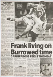 Match Report: Cardiff City vs Luton Town FC (30th Jan 2000)