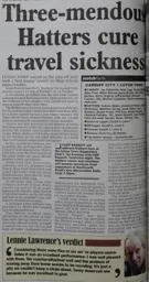 Match Report: Cardiff City vs Luton Town FC (30th Jan 2000)