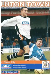 Programme: Luton Town FC vs Stoke City (8th Feb 2000)