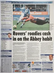 Match Report: Luton Town FC vs Bristol Rovers (19th Feb 2000)