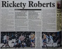 Match Report: Luton Town FC vs Brentford (26th Feb 2000)