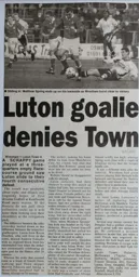 Match Report: Wrexham vs Luton Town FC (4th Mar 2000)