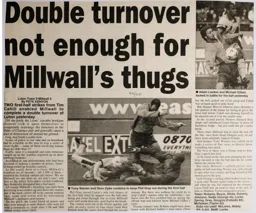 Match Report: Luton Town FC vs Millwall (11th Mar 2000)