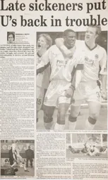 Match Report: Luton Town FC vs Cambridge United (21st Mar 2000)