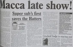Match Report: Luton Town FC vs Cambridge United (21st Mar 2000)