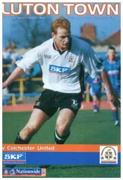 Programme: Luton Town FC vs Colchester United (1st Apr 2000)