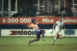 Stuart Douglas is unable to claim a goal that would have earned a draw