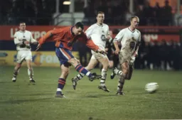 Matthew Spring lets fly with a trademark long distance effort