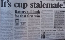 Match Report: Luton Town FC vs Peterborough United (22nd Aug 2000)