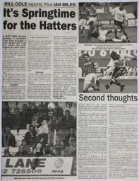 Match Report: Luton Town FC vs Bournemouth (26th Aug 2000)