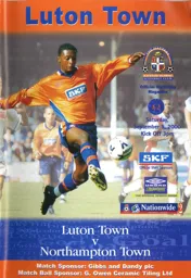 Programme: Luton Town FC vs Northampton Town (9th Sep 2000)