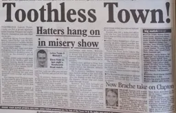 Match Report: Luton Town FC vs Walsall (12th Sep 2000)