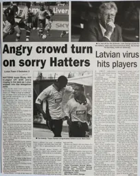 Match Report: Luton Town FC vs Swindon Town (23rd Sep 2000)