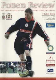 Programme: Stoke City vs Luton Town FC (2nd Dec 2000)